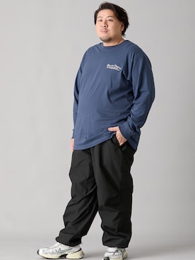 「nissen（ニッセン）のアイテム」を使った、ニッセンラージメンズモデルさん（メンズ・178cm）の秋コーディネート