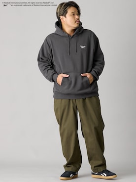 「大きいサイズ」｜ニッセンラージメンズモデルさん（メンズ・172cm）の秋コーディネート