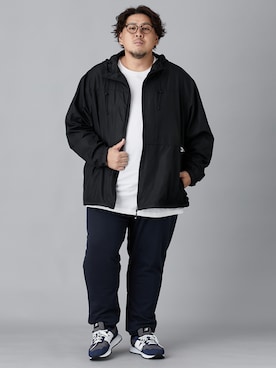 「大きいサイズ」｜ニッセンラージメンズモデルさん（メンズ・178cm）の秋コーディネート