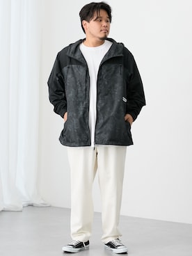 「大きいサイズ」｜ニッセンラージメンズモデルさん（メンズ・172cm）の秋コーディネート