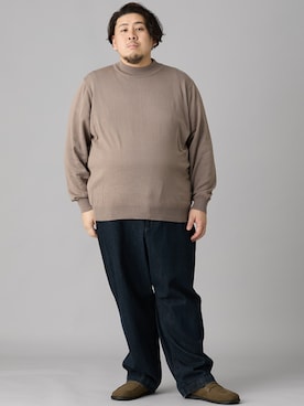 ニッセンラージメンズモデルさん（メンズ・178cm）の冬コーディネート