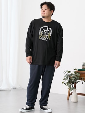 ニッセンラージメンズモデルさん（メンズ・172cm）の秋コーディネート