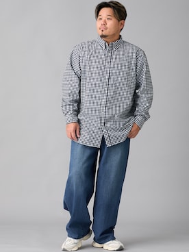 「冬コーデ」｜ニッセンラージメンズモデルさん（メンズ・172cm）の冬コーディネート