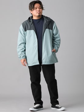 ニッセンラージメンズモデルさん（メンズ・172cm）の冬コーディネート