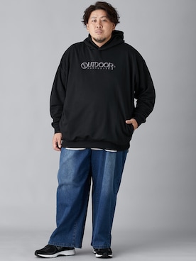 「大きいサイズ」｜ニッセンラージメンズモデルさん（メンズ・178cm）の秋コーディネート