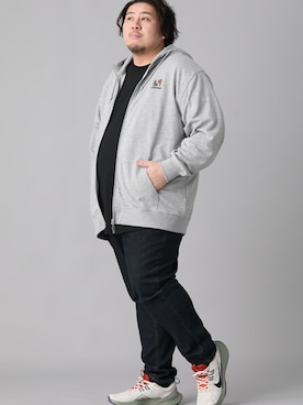 ニッセンラージメンズモデルさん（メンズ・178cm）の冬コーディネート