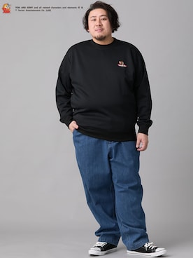 ニッセンラージメンズモデルさん（メンズ・178cm）の冬コーディネート