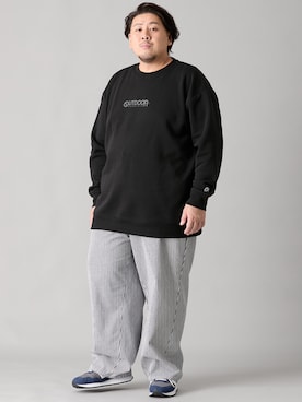 「大きいサイズ」｜ニッセンラージメンズモデルさん（メンズ・178cm）の秋コーディネート