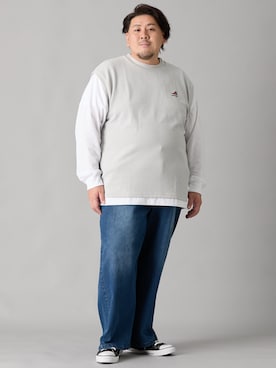 ニッセンラージメンズモデルさん（メンズ・178cm）の秋コーディネート