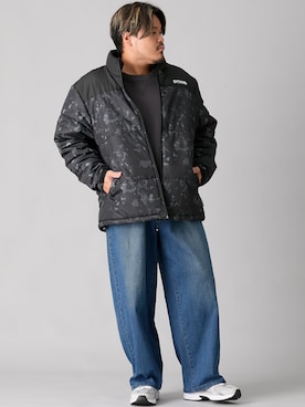 「大きいサイズ」｜ニッセンラージメンズモデルさん（メンズ・172cm）の秋コーディネート