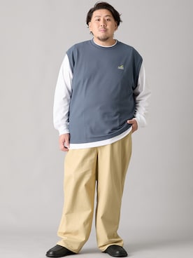 ニッセンラージメンズモデルさん（メンズ・178cm）の秋コーディネート