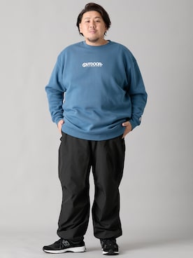 「nissen（ニッセン）のアイテム」を使った、ニッセンラージメンズモデルさん（メンズ・178cm）の秋コーディネート