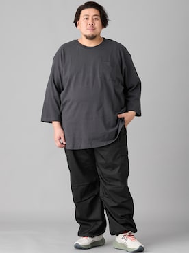 ニッセンラージメンズモデルさん（メンズ・178cm）の冬コーディネート