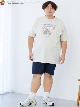 ニッセンラージメンズモデルさん（メンズ・178cm）の夏コーディネート