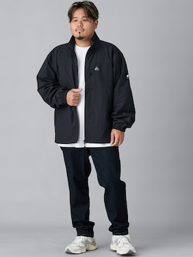 「大きいサイズ」｜ニッセンラージメンズモデルさん（メンズ・172cm）の秋コーディネート