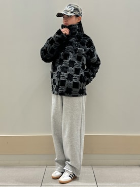 「アディダスオリジナルス」｜「アイテム（ブルゾン）」を使った、Rさん（レディース・160cm）の秋コーディネート