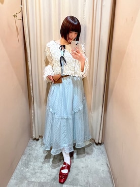 「w closet（ダブルクローゼット）のアイテム」を使った、せらさん（レディース・160cm）の春コーディネート