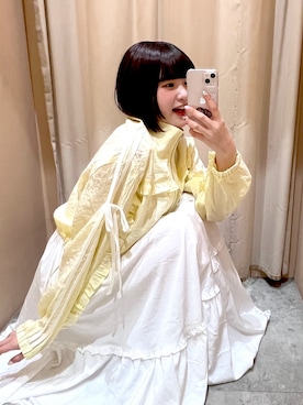 「w closet（ダブルクローゼット）のアイテム（ジャケット/アウター）」を使った、せらさん（レディース・160cm）の春コーディネート