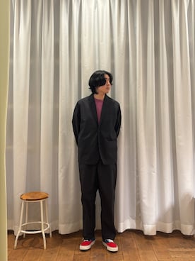 「BURLAP OUTFITTER（バーラップアウトフィッター）のアイテム」を使った、KIMさん（メンズ・175cm）の春コーディネート