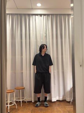 「EKAL（エカル）のアイテム」を使った、KIMさん（メンズ・175cm）の夏コーディネート