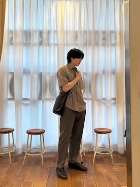 「アイテム（その他パンツ）」を使った、minsoo628さん（メンズ・176cm）の夏コーディネート
