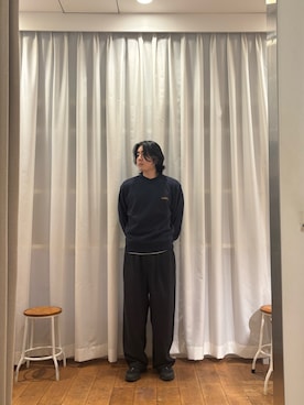 「URBAN RESEARCH DOORS（アーバンリサーチドアーズ）のアイテム（スウェット）」を使った、KIMさん（メンズ・175cm）の秋コーディネート