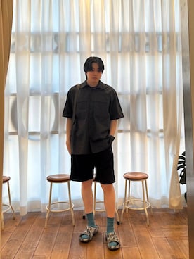 「ここでしか手に入らない別注アイテム」｜minsoo628さん（メンズ・176cm）の夏コーディネート