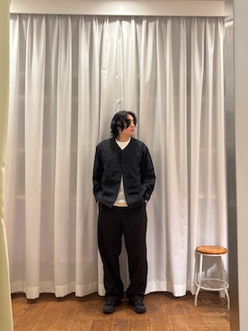 「MARMOT（マーモット）のアイテム」を使った、KIMさん（メンズ・175cm）の春コーディネート