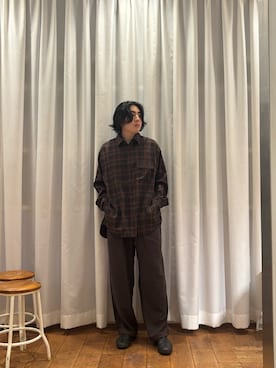 「EKAL（エカル）のアイテム（その他パンツ）」を使った、KIMさん（メンズ・175cm）の夏コーディネート