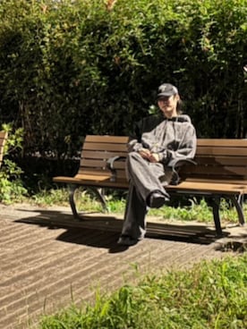 「アイテム（スウェットパンツ）」を使った、おしゅんさん（メンズ・170cm・20代）の秋コーディネート