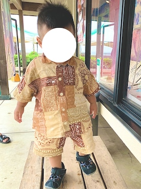 roa👦🏻ria👶🏻さん（キッズ・80cm）の秋コーディネート