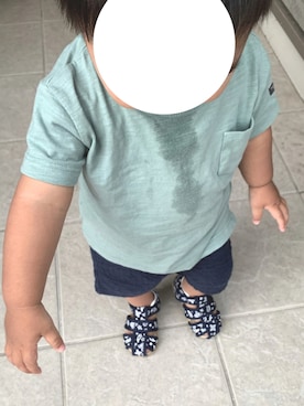 「3can4on（サンカンシオン）のアイテム」を使った、roa👦🏻ria👶🏻さん（キッズ・70cm）の夏コーディネート