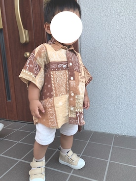 roa👦🏻ria👶🏻さん（キッズ・80cm）の夏コーディネート