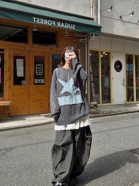 かるしうむさん（骨格ウェーブ・レディース・153cm）の冬コーディネート