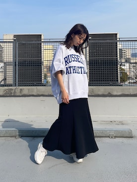 「CPCM」｜「アイテム（スカート）」を使った、rinaさん（レディース・158cm）の春コーディネート