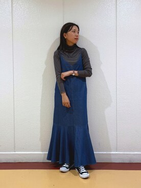 「CPCM」｜「アイテム（ワンピース/ドレス）」を使った、rinaさん（レディース・158cm）の夏コーディネート