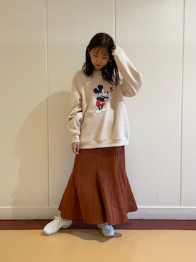 「CPCM」｜「アイテム（スカート）」を使った、rinaさん（レディース・158cm）の秋コーディネート
