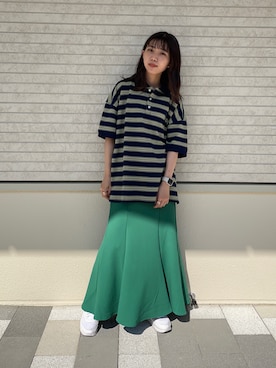 「CPCM」｜「アイテム（スカート）」を使った、rinaさん（レディース・158cm）の春コーディネート
