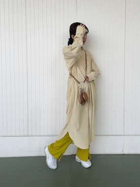 「CPCM」｜「アイテム（ワンピース/ドレス）」を使った、rinaさん（レディース・158cm）の春コーディネート