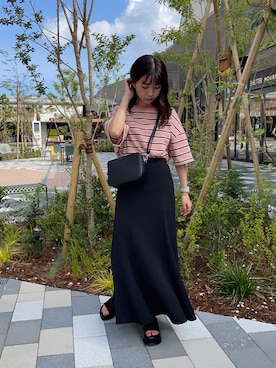 「CPCM」｜「アイテム（スカート）」を使った、rinaさん（レディース・158cm）の春コーディネート