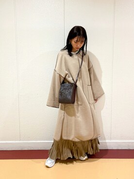 「CPCM」｜「アイテム（その他アウター）」を使った、rinaさん（レディース・158cm）の秋コーディネート