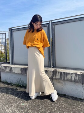 「CPCM」｜「アイテム（スカート）」を使った、rinaさん（レディース・158cm）の春コーディネート