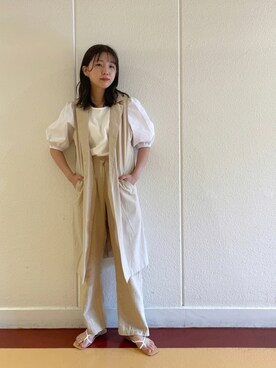 「CPCM」｜「アイテム（サンダル）」を使った、rinaさん（レディース・158cm）の夏コーディネート