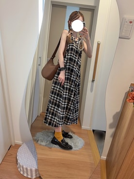 「アイテム（ヘアピン）」を使った、　hinachi さん（レディース・160cm）の秋コーディネート