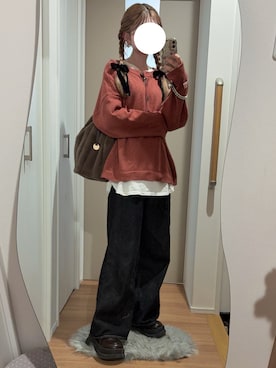 「アイテム（その他ヘアアクセサリー）」を使った、　hinachi さん（レディース・160cm）の秋コーディネート