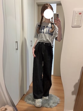 「アイテム（ヘアアクセサリー）」を使った、　hinachi さん（レディース・160cm）の秋コーディネート