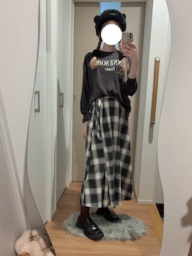 「アイテム（ソックス/靴下）」を使った、　hinachi さん（レディース・160cm）の秋コーディネート