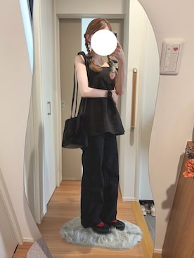 「アイテム（サンダル）」を使った、　hinachi さん（レディース・160cm・20代）の秋コーディネート