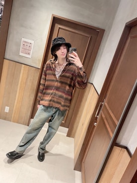 「RAGEBLUE（レイジブルー）のアイテム（Tシャツ/カットソー）」を使った、たいがさん（メンズ・182cm）の春コーディネート