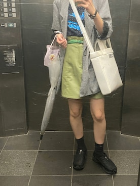 「Lands' End（ランズエンド）のアイテム（シューズ）」を使った、yakoさん（レディース・154cm）の夏コーディネート